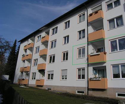 3-Zimmer-Wohnung mit Balkon -für höchstens 3 Personen-